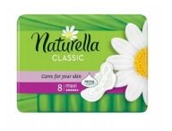 Hygienické vložky Naturella Classic Maxi s krídelkami x8