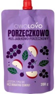 OWOLOVO Jablkovo-ríbezľová pena 200 g | OVOCIE NATURAL bez CUKRU