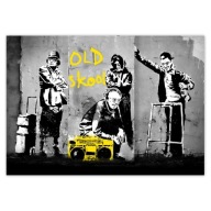 Samolepky A5 LEVEL Banksy Old school
