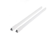 Zásuvka pozdĺžne zábradlie GTV MODERN BOX L450 450 mm biela obdĺžniková doska