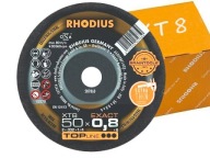 DISKY KOVOVÉ REZNÉ KOTOUČE INOX OCEL 50x0,8x6 RHODIUS GERMANY XT8