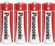 Zinkovo-uhlíková batéria Panasonic AA (R6) 4 ks.