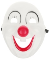 Strašidelný klaun maska ​​klauna HALLOWEEN horor