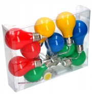 LIGHTS žiarovky PARTY CHAIN ​​LED girlanda 10 ks.