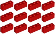 LEGO 3622 BRICK 1x3 červená NOVINKA (15g) 12 ks.