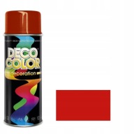 DECO COLOR lak 400ml červený lesk RAL 3020