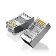 UGREEN 10 X KOVOVÁ ZÁSTRČKA RJ45 ETHERNET LAN 8P/8C SADA CAT.6