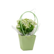 Flower Box Flower Bag Svadobné prijímanie ku dňu matiek ZELENÁ 3249