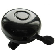 Zvonček 54 mm oceľový klasický Čierny RETRO
