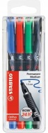 Fóliový popisovač STABILO OHPEN M 1 mm, sada