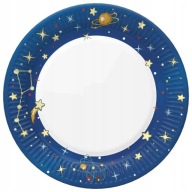 KOSMOS Stars Party papierové taniere 18cm 8ks