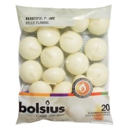 Plávajúce sviečky CREAM BOLSIUS, 20 kusov