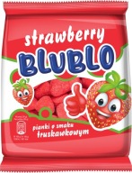 Lahodné marshmallows s jahodovou príchuťou BLUBLO 80g