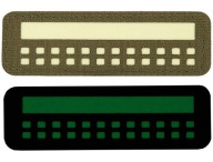 VELCRO NÁŠIVKA POLISH FLAG LASER REZANÁ 25x80 M-TAC ZELENÁ/FLUORESCENCE