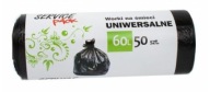 Vrecia na odpadky, sada košov, odpad LDPE 60L, 50 ks
