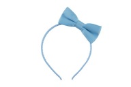 Elegantná, hladká, polomatná čelenka BLUE BOW
