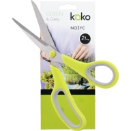 KOKO NOŽNICE UNIVERZÁLNE NOŽNICE DOMÁCA KANCELÁRIA KUCHYŇA ZELENÁ 21CM