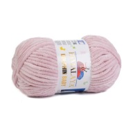 100g polyesterová priadza Dolphin Baby dirty pink 349