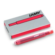 Atramentové kazety (5 kusov) Lamy T10 červené