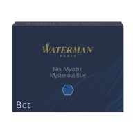Náplne do pera WATERMAN, tmavomodrá, 8 ks.
