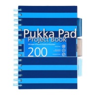 Kruhový zápisník Pukka Pad Navy A5, 200 listov, modrý