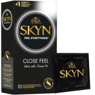 SKYN CLOSE FEEL priliehavé kondómy bez latexu, 10 ks.