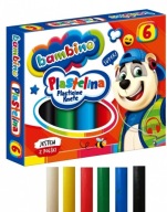 PLASTICINA - 6 farieb - BAMBINO
