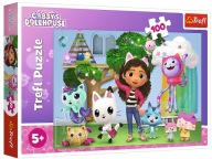 TREFL Puzzle Domček pre mačku GABI 100 dielikov Puzzle GABBYS DOLLHOUSE KITKI