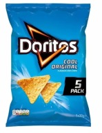 5x30g DORITOS Chips cool original 5pack UK