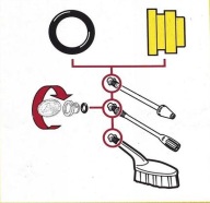 10x O-krúžok KARCHER pre násadu kefy