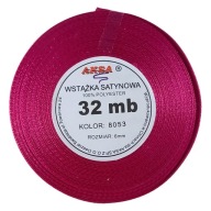 Saténová stuha 6mm bordová farba 8053