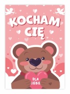 KARTA PLYŠOVAČ I LOVE YOU