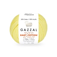 Priadza Gazzal Baby Cotton XL 3413 - svetlo žltá