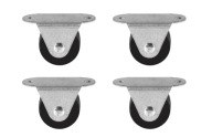 4 x PEVNÉ NÁBYTSKÉ VALCE NÁBYTSKÉ KOLESO FI 30 MM
