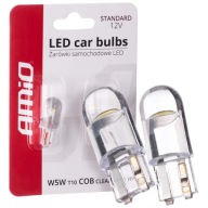 AMIO W5W T10 LED 12xSMD 2835 12V silikón