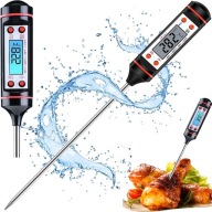 DIGITÁLNY ELEKTRONICKÝ LED TEPLOMER KOLÍK PRE MÄSOVÉ PEČIVO 300°C KUCH.