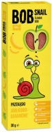 SNAIL Bob Slimák ROLL jablkovo-banánová roláda 30 g PRÍRODNÁ OVOCNÁ SNACK