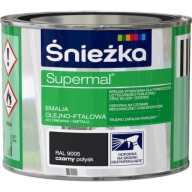 Śnieżka Supermal Phtalic email 0,2L Black Gloss