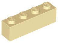 LEGO 3010 BRICK 1x4 piesok NOVINKA (2g)