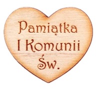 SRDCE na UPOMIENKY A SPOJENIE 3cm na anjelske srdiecka, preglejka, 5 kusov