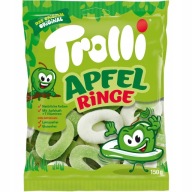 Apple Sour Apfelringe Trolli želé fazuľky 150 g