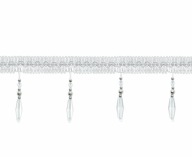 CRYSTAL BEADS Dekoratívna PÁSKA na závesy
