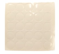 Samolepiaca čiapočka 14mm LESK BIELA ​​321
