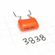 Kondenzátor MKT368 Philips 120nF 100V R10 10% x10