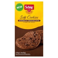 Mäkké sušienky Bezlepkové sušienky s kúskami čokolády 210 g Schar