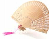 WOODEN FAN (dře- vený), openwork