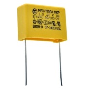 MKP KONDENZÁTOR 1uF 275V X2 POLYPROPYLÉN 22mm