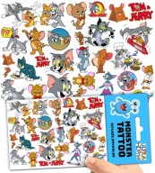 UMÝVAJÚCE DOČASNÉ TETOVANIE PRE DETI TOM A JERRY ORIGINÁLNE DIZAJNY