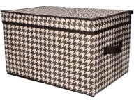 Textilný ORGANIZÉR BOX 40 x 30 x 25 cm s vekom - na ŠATNÍK