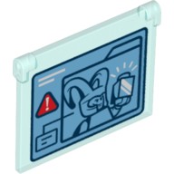 LEGO 60603pb014 Sup Heores Predné sklo Loki AVENGERS (1g)